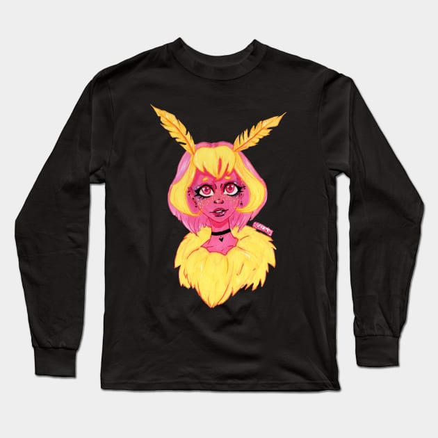 Rosy Maple Long Sleeve T-Shirt by Beelixir Illustration